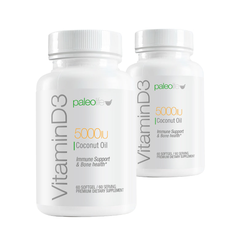 Vitamin D3 5000 IU  + Aceite de Coco